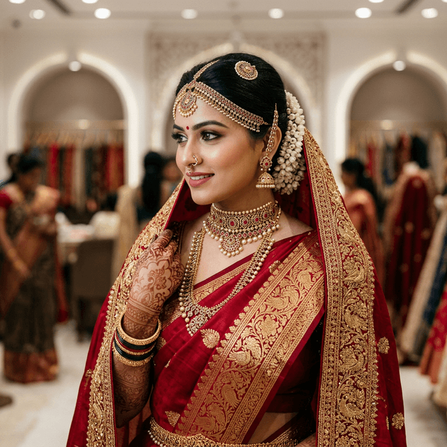 রাজকীয় ব্রাইডাল লুক