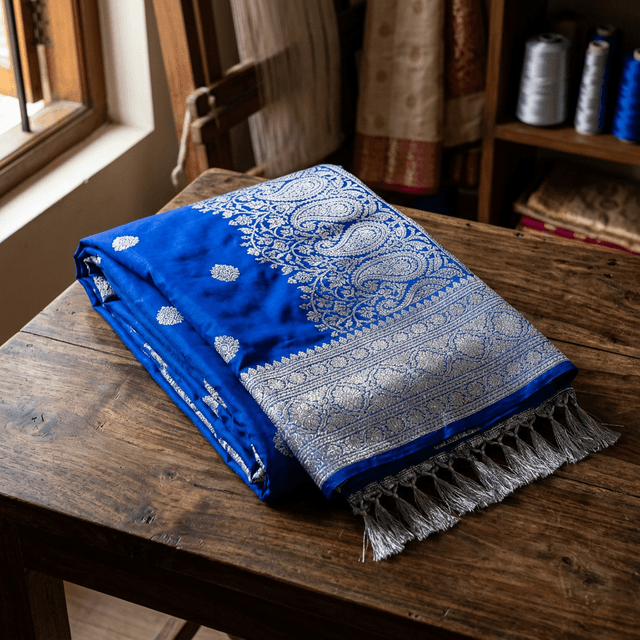 নীল কাতান সিল্ক